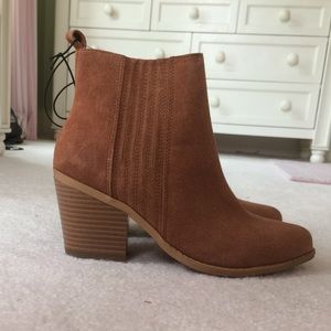 Brown Ankle Booties NWT